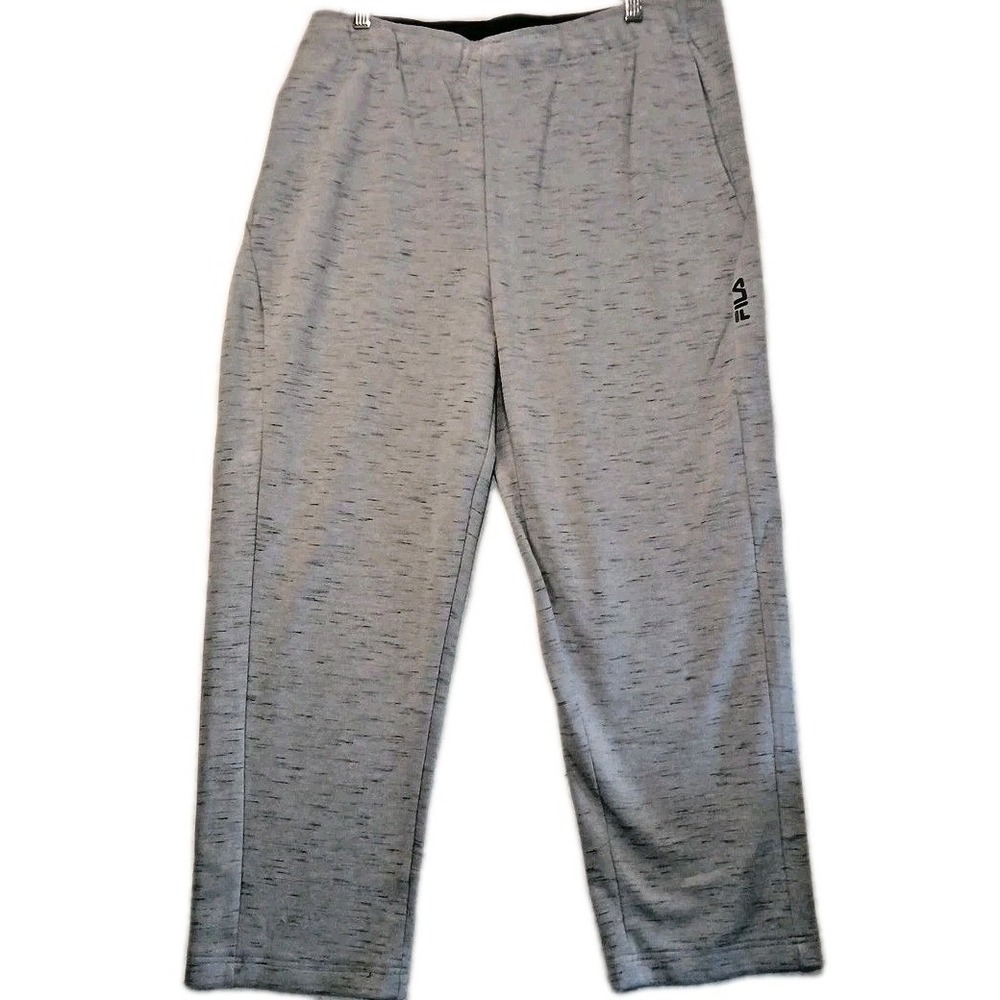 Fila Mens XL Sweatpants Gray Joggers Athletic Gym Lounge Training‎ Travel